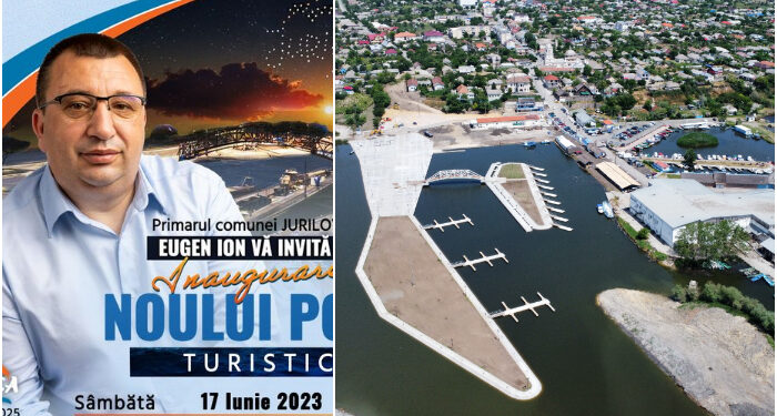Noul port turistic din Jurilovca, inaugurare cu 200 de drone zburând pe muzica lui Nicu Alifantis