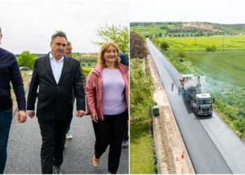 Drumul județean 223 B, dintre Ivrinezu Mare și Peștera, a intrat în reabilitare