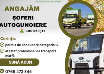 Polaris M Holding Costinești angajează șoferi pentru autogunoiere