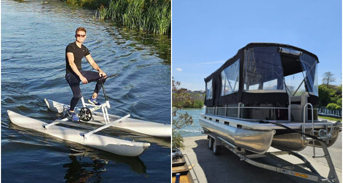 Din iunie, locuitorii orașului Ovidiu se pot plimba, GRATUIT, cu trimaranul, pe lacul Siutghiol