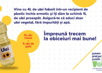 Carrefour: Locuitorii din Mangalia și Cernavodă vor primi ulei proaspăt în schimbul celui folosit