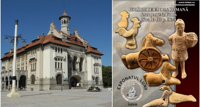 Jucării din epoca romană a cetății Tomis, expuse la Muzeul de Istorie Națională și Arheologie Constanța