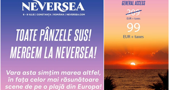 TARIF SPECIAL pentru NAVIGATORI la festivalul NEVERSEA