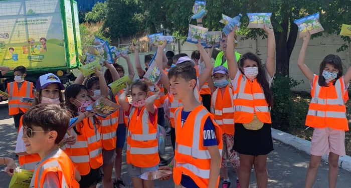 POLARIS: O nouă vizită la Stația de sortare și reciclare alături de elevi ai Școlii Gheorghe Țițeica din Constanța