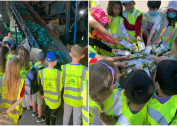 POLARIS: Un grup de elevi de la Școala Gimnazială „Gheorghe Țițeica” ne-au vizitat la Stația de sortare și reciclare