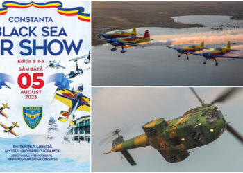Constanța Black Sea Air Show: Parașutiști, acrobații aeriene cu Șoimii României și Iacării Acrobați, demonstrații cu aeronave militare americane