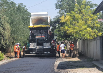 Drumuri Județene Constanța desfășoară lucrări de asfaltare în Săcele și Pantelimon