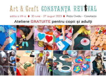 Programul atelierelor gratuite din cadrul Târgului de Artă și Antichități „Art & Craft Constanța Revival”