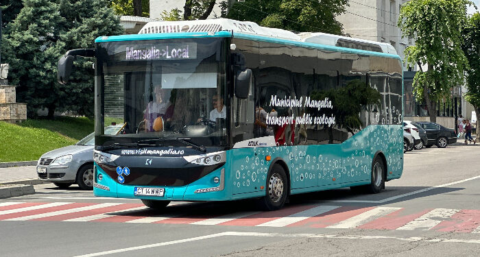MANGALIA: Transport public GRATUIT pentru turiști, în stațiuni, cu autobuze electrice