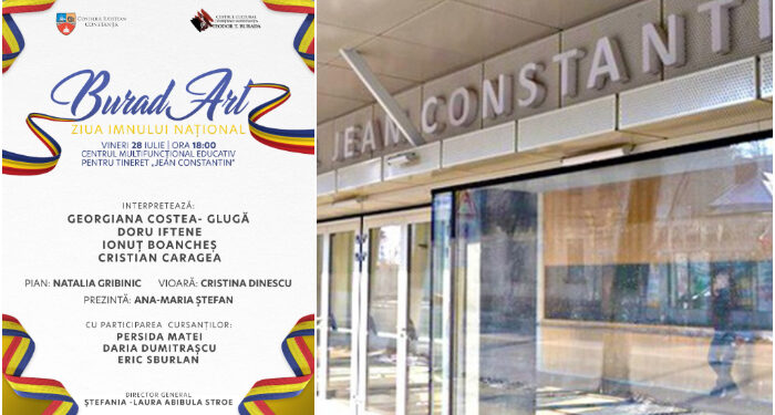 BuradArt, Ziua Imnului Național sărbătorită pe scena  Centrului Multifuncțional Educativ pentru Tineret ,,Jean Constantin’