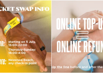 NEVERSEA: Sistemul de plată, Chek-in, Top Up și Refund la cea de-a cincea ediție a festivalului