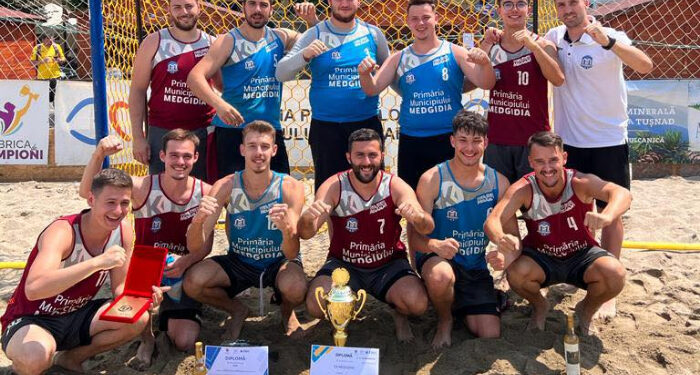 CS Medgidia a câștigat prima ediție a Cupei României la Beach Handball la seniori