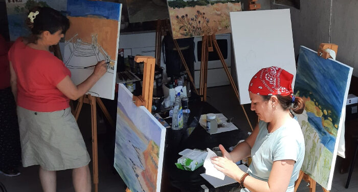 Tabăra de Pictură ,,Kreator Art – Dobrogea”, ateliere de creație în aer liber, la 2 Mai