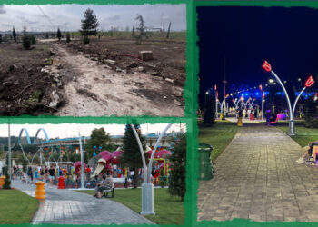 FOTO Parcul Nord din Medgidia, înainte și după modernizare