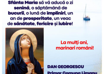 Daniel Georgescu, primar Limanu: Sfânta Maria să vă aducă un veac de sănătate, fericire și iubire!