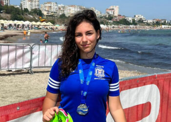 Sportiva CS Medgidia, Mihaela Munteanu, locul 10 la maratonul de înot la mare “Aqua Challenge”