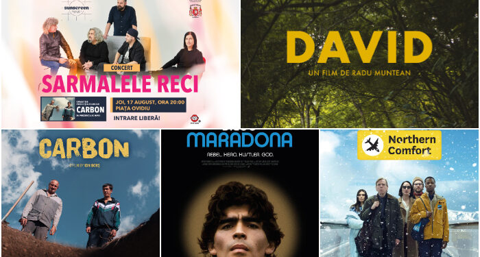 SUNSCREEN 2023, Ziua 1: Sarmalele Reci în Piața Ovidiu, 4 proiecții de film pe plajă, în piețele Ovidiu și Cazino și fostul cinema Republica