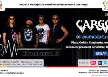 Concert Cargo & friends în Piața Ovidiu, sâmbătă, 30 septembrie