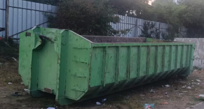 Containerul POLARIS pentru deșeuri voluminoase, în cartierul Henri Coandă din Constanța