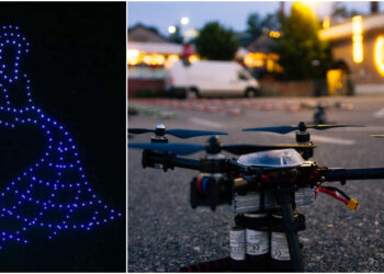 Spectacol CU DRONE, vizibil din Piața Ovidiu, vineri, 8 septembrie