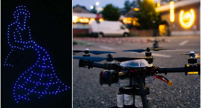 Spectacol CU DRONE, vizibil din Piața Ovidiu, vineri, 8 septembrie