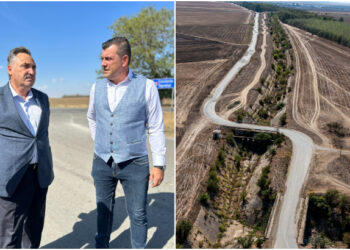 Societatea „Drumuri Județene Constanța” început reabilitarea DJ 392 Pecineaga-Amzacea