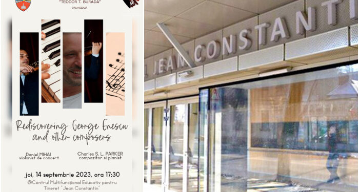 Concert de muzică clasică la Centrul Jean Constantin: Redescoperindu-l pe George Enescu și alți compozitori