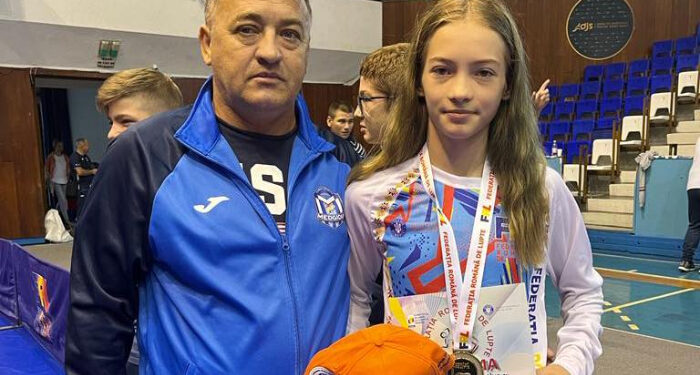 Luptătoarea Gabriela Nedelcu (CS Medgidia), campioana României la Under15