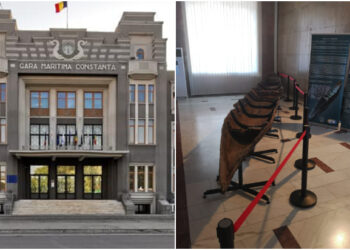 Barcă de tip monoxilă, veche de peste 800 de ani, găzduită de Gara Maritimă a Portului Constanța