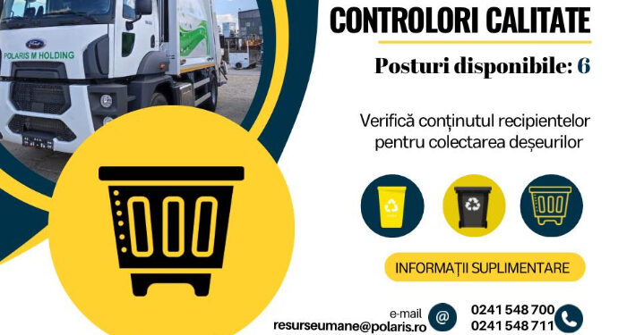 POLARIS M Holding Constanța ANGAJEAZĂ controlori de calitate