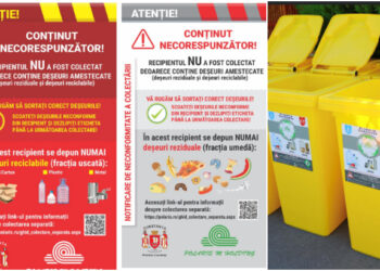Polaris M Holding nu va mai colecta recipientele în care deșeurile reziduale sunt amestecate cu cele reciclabile