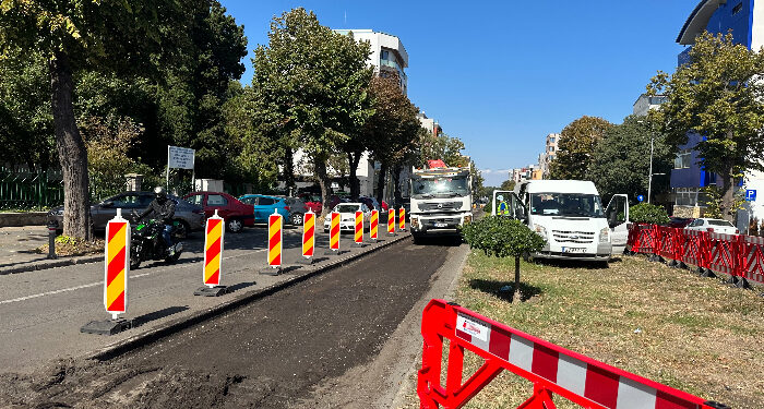 RAJA: S-a dat startul lucrărilor de investiții la nivelul infrastructurii de canalizare de pe bulevardul Mamaia