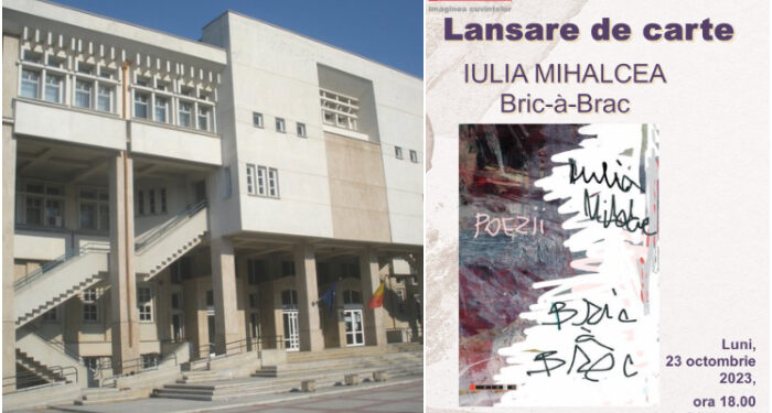 Lansare de carte la Biblioteca Județeană Constanța: „Bric-à-Brac”, a poetei Iulia Mihalcea