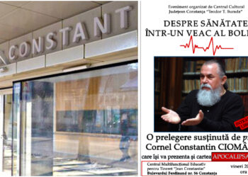 „DESPRE SĂNĂTATE, ÎNTR-UN VEAC AL BOLILOR”, cu scriitorul Cornel Constantin Ciomâzgă, la Centrul Jean Constantin