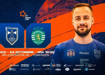 Handbaliștii CSM Constanța dau piept cu Sporting Lisabona, pe teren propriu, în Sala Sporturilor