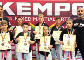 Luptătorii KEMPO din Medgidia, pe cea mai înaltă treaptă a podiumului la Campionatul Național de Grappling