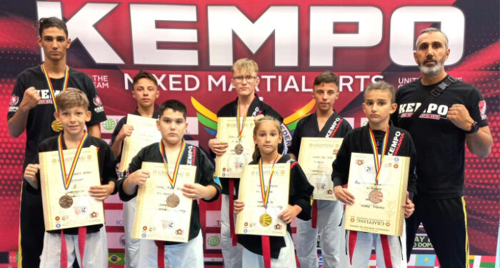 Luptătorii KEMPO din Medgidia, pe cea mai înaltă treaptă a podiumului la Campionatul Național de Grappling
