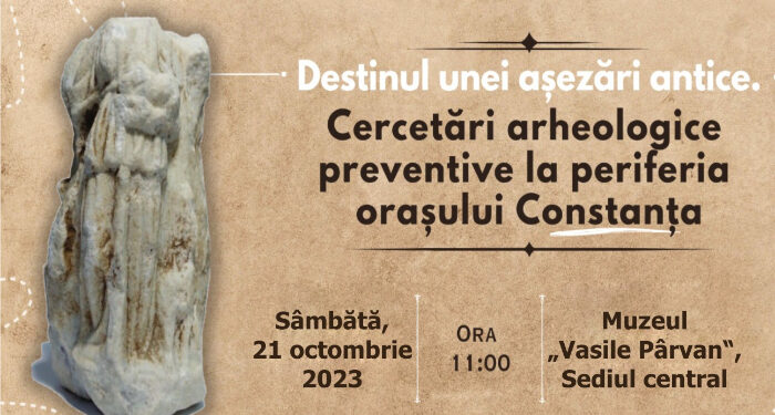 MINAC suprinde bârlădenii cu o expoziție inedită: Destinul unei așezări antice. Cercetări arheologice preventive la periferia orașului Constanța