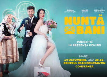 Proiecție de gală „NUNTĂ PE BANI”, la Centrul Jean Constantin, marți, 10 octombrie
