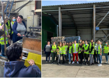 Studenții de la Universitatea Maritimă Constanța, vizită la Stația de Sortare și Reciclare Polaris