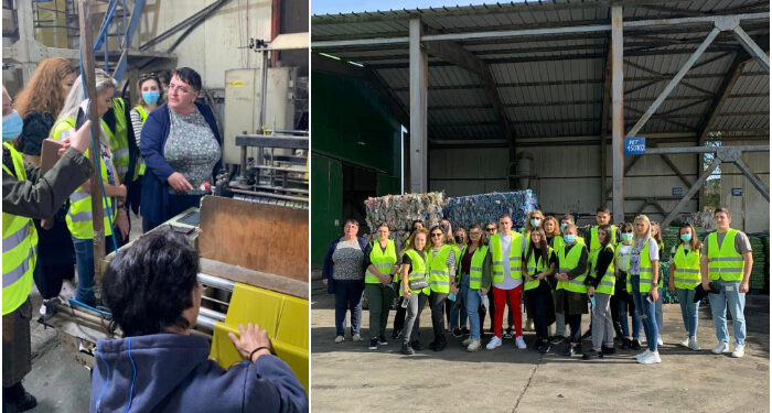 Studenții de la Universitatea Maritimă Constanța, vizită la Stația de Sortare și Reciclare Polaris