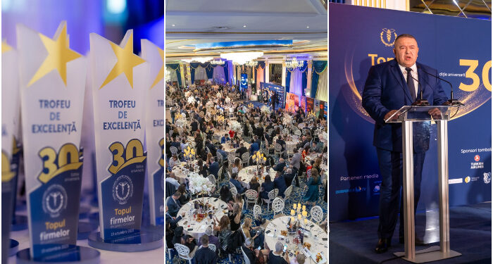 VIDEO Peste 450 de manageri și personalități publice ale Constanței la Ediția aniversară a Topului Județean al firmelor din Județul Constanța