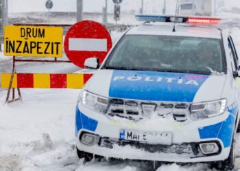 COD ROSU ÎN DOBROGEA: Toate drumurile județene sunt închise din cauza vizibilității scăzute!