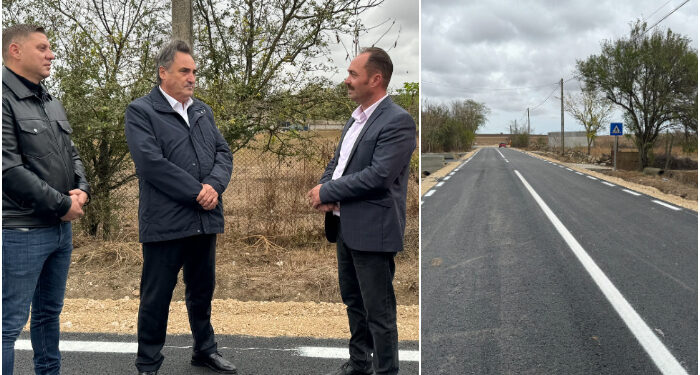 Drumul județean Albești – Coroana a fost complet modernizat, după 7 luni de muncă