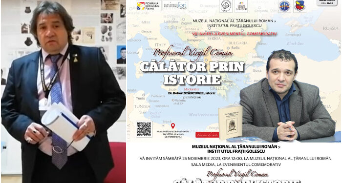 PROFESORUL VIRGIL COMAN – CĂLĂTOR PRIN ISTORIE, eveniment comemorativ organizat la Muzeul Național al Țăranului Român
