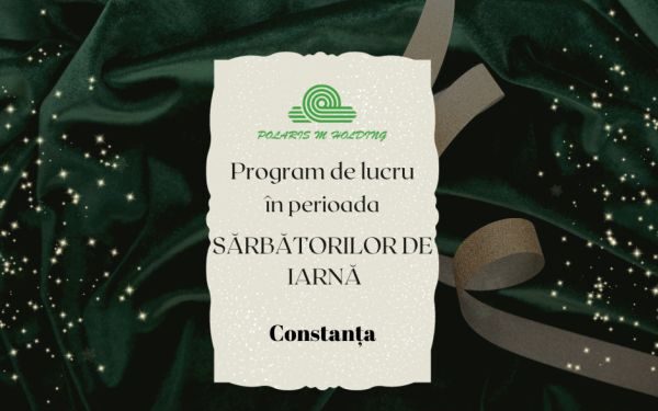 Polaris: Precizări privind programul de lucru în perioada Sărbătorilor de Iarnă