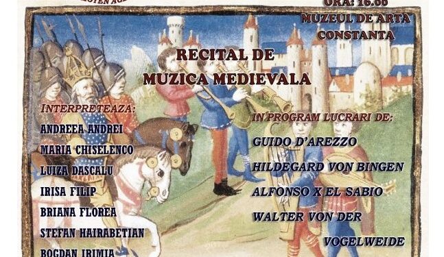 Recital de muzică medievală la Muzeul de Artă Constanța