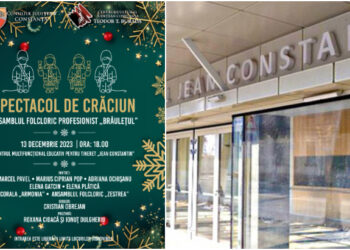 Spectacol de Crăciun susținut de Ansamblul Folcloric Profesionist ,,Brâulețul’’ și invitații săi pe scena Centrului Cultural Jean Constantin
