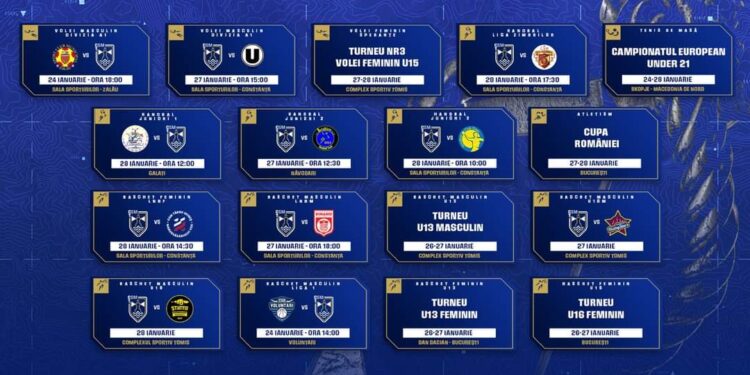 Weekend plin de evenimente pentru sportivii de la CSM Constanța