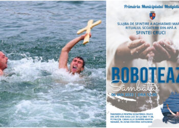 Medgidia: 2000 de lei pentru curajosul care va recupera crucea Bobotezei din apele canalului Dunăre – Marea Neagră